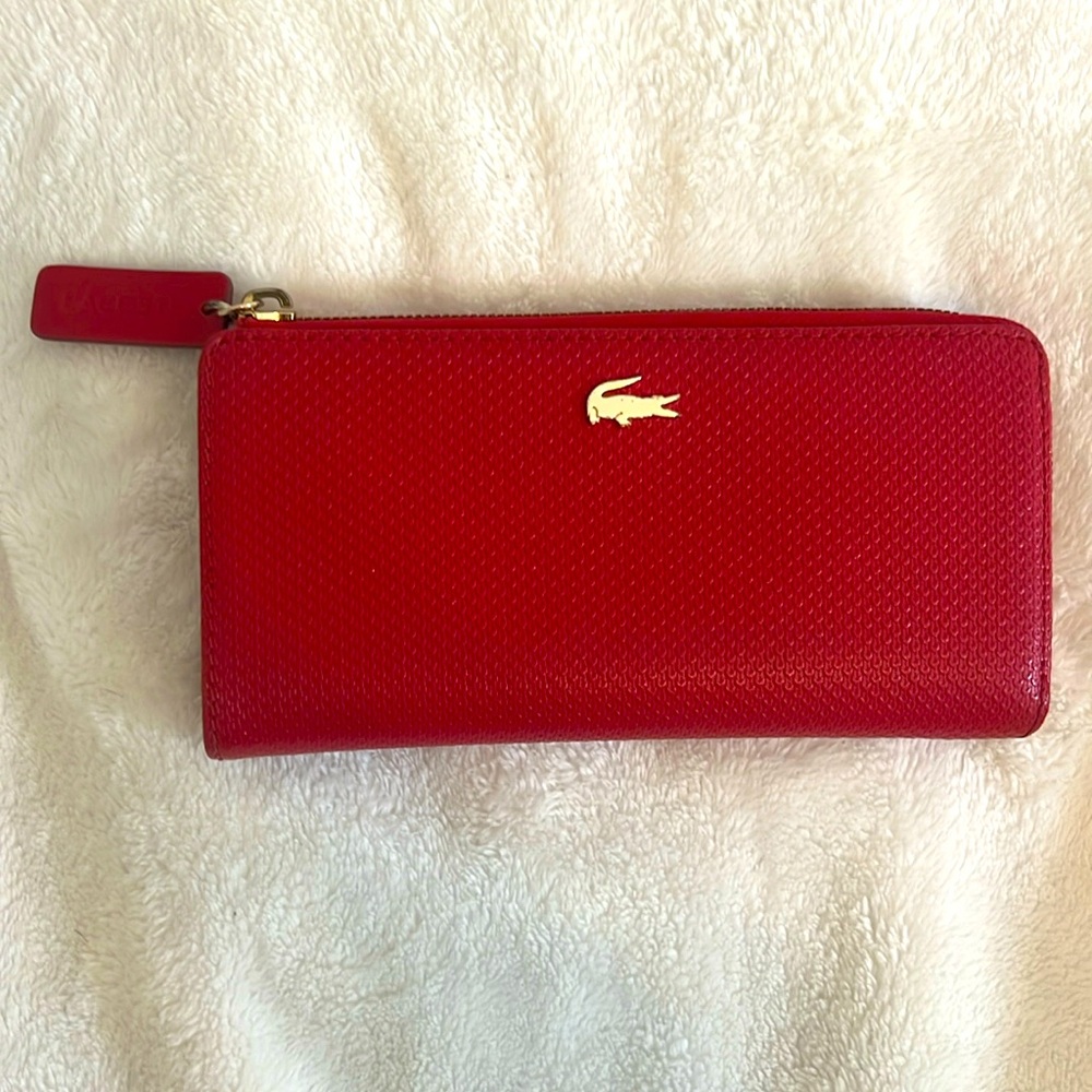 Lacoste Red Wallet.